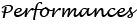 Performances and Bookings image